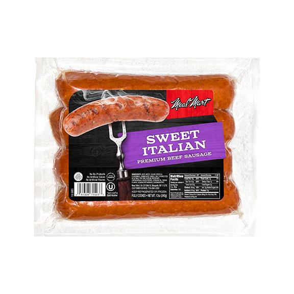 BEEF SAUSAGE SWEET ITALIAN
