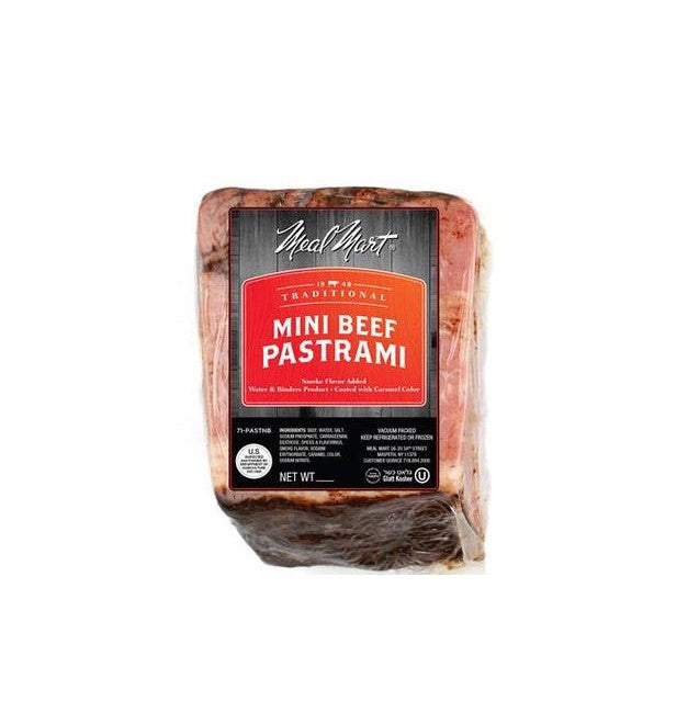 MINI BEEF PASTRAMI (CHUNK) Zaftig Kosher